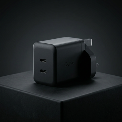 Qable 45W GaN Dual USB-C Fast Charger