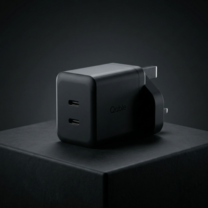 Qable 45W GaN Dual USB-C Fast Charger